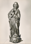 851204 Afbeelding van een houten beeldje van een Madonna (Emmerich, eind 15e eeuw), uit de collectie van het ...